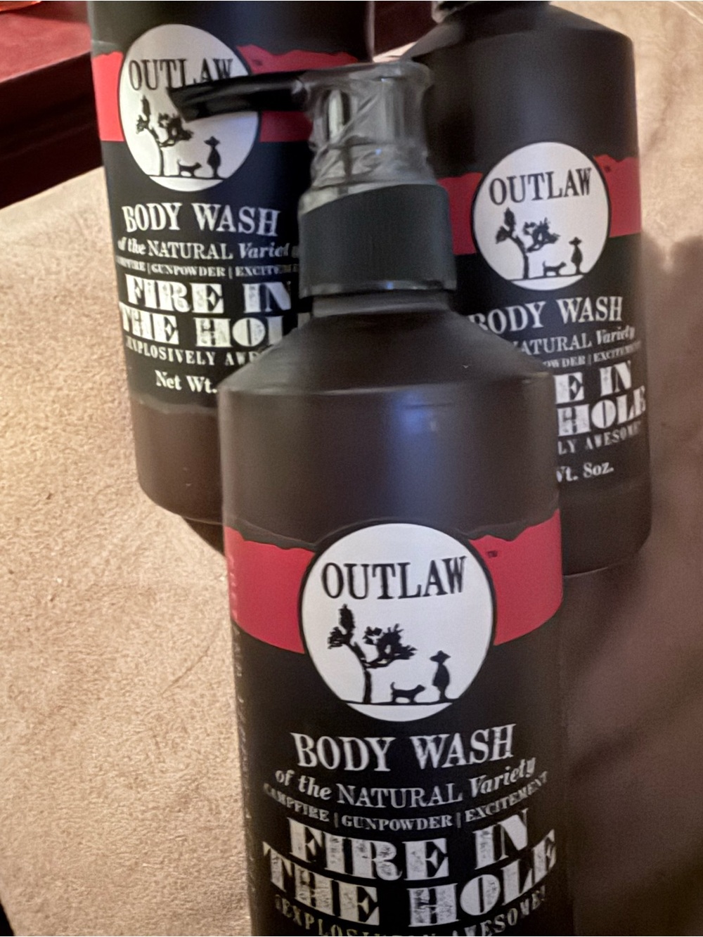 Fire In The Hole Body Wash Set of 3